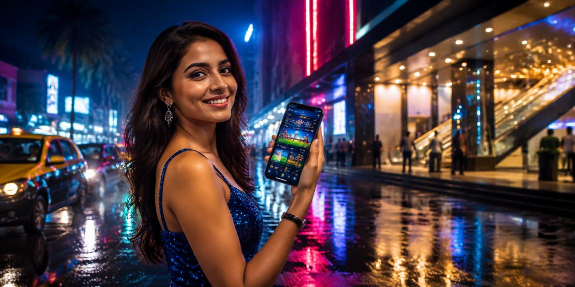 Player enjoying Andar Bahar game in Mumbai with mobile payments